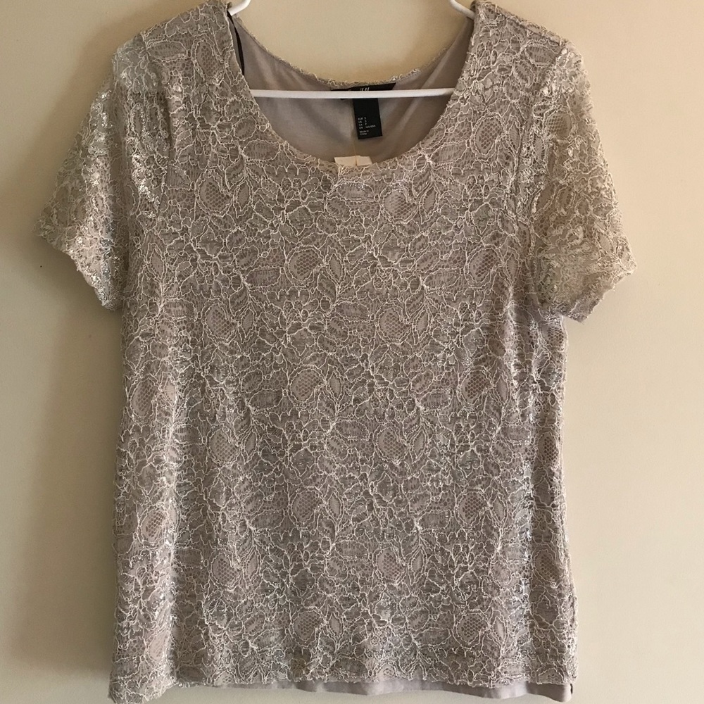 Dressy party shirt full of shine!